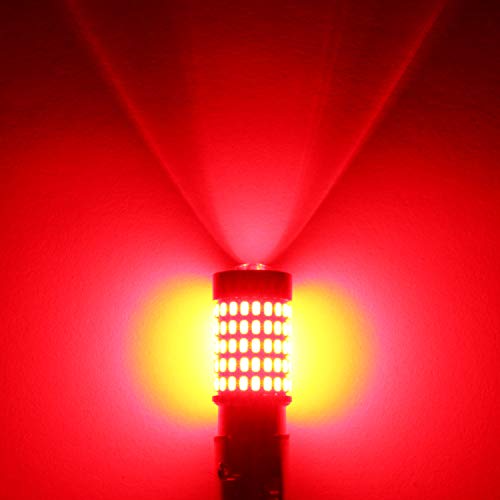 Phinlion 1157 Led Brake Light Bulbs 2800 Lumens Super Bright 3014 103Smd 2057 2357 7528 Bay15D Led Bulb For Turn Signal Blinker Tail Stop Lights, Red #TOP4