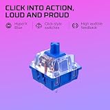 Hyperx Alloy Origins Blue Switches 4P5P0AA#ABA Klawiatura, Wielokolorowy, ‎44,2 x 13,21 x 3,81 cm