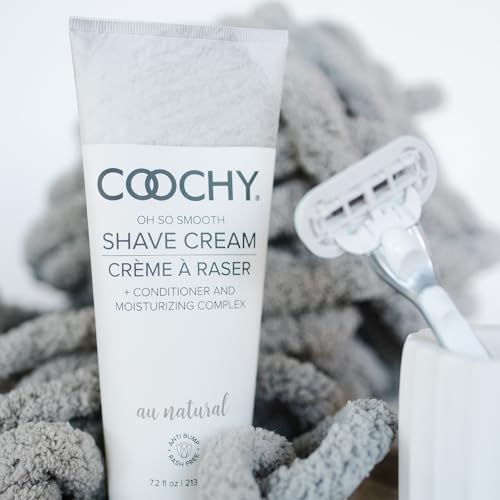 Coochy Intimate Shaving Cream | Shave Conditioner & Moisturizer for Face & Body | Ideal for Sensitive Skin Care, Anti-Bump | Au Natural,32 oz - Thumbnail 5