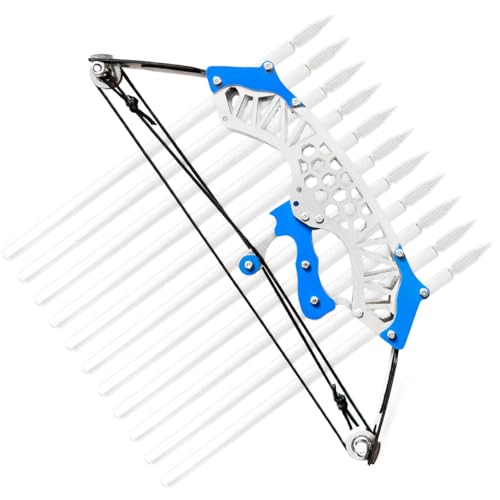 Compound Bow Archery Set Blue Hex Air Style