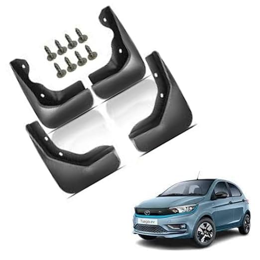 Alex Traders Car Mud Guard Splash Guards Flaps (O.E Type Custom,4 pcs) for Tata Tiago-image-33