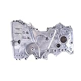 Timing Chain Oil Pump Cover Replacement for Kia Soul Forte Forte5 for Hyundai Tucson 2.0L 2014-2019 Aluminum Engine Oil Pump Timing Chain Cover 21350-2E021 21350-2E330