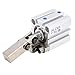 NDNCZDHC Newest Pneumatic Air Cylinder, ALC Clamp Arm Lever Pneumatic Cylinder Double Acting Air Cylinder Without Magnetic Bore Air Cylinder(ALC25)