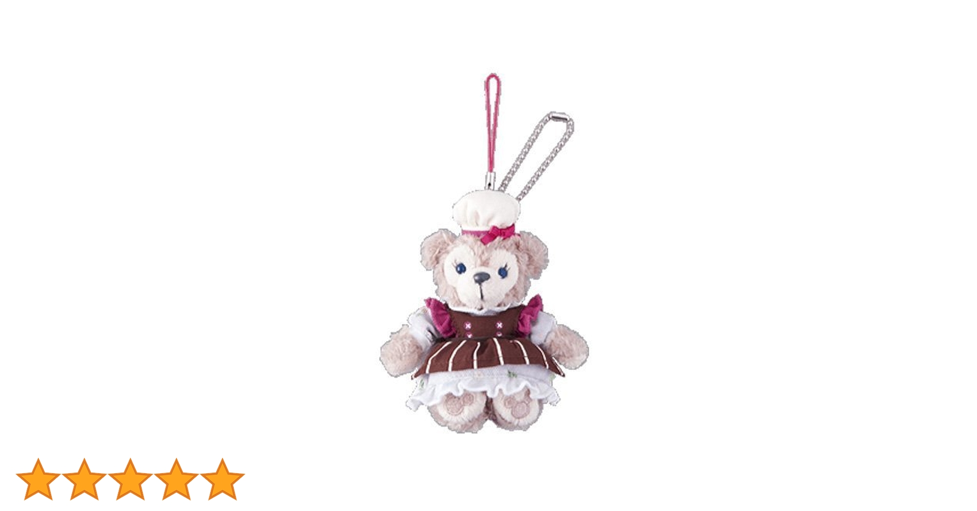 ダッフィー　シェリーメイ　バレンタイン　 ぬいぐるみストラップ　ぬいば ダッフィー シェリーメイ ぬいぐるみストラップ ディズニーシー