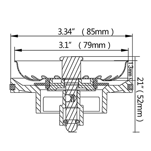 Colador para fregadero de cocina en acero inoxidable miniatura 3