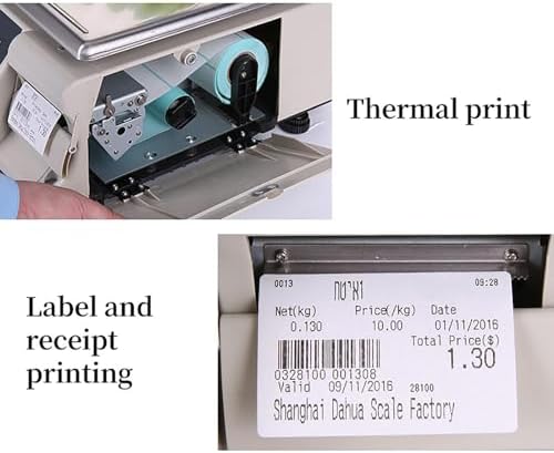 Commercial Digital Counting Scale with Double-Sided Display for Accurate Price Computing, Ideal Supermarkets and Retail Stores