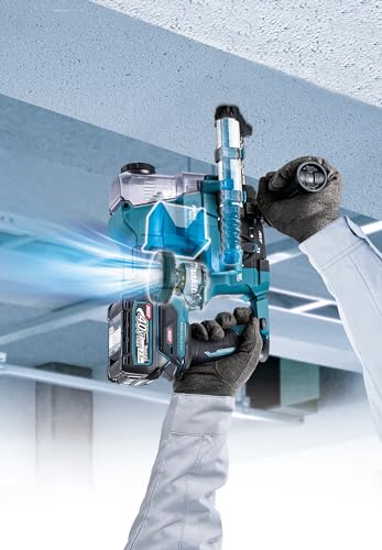 Marteau perforateur burineur sans fil Makita HR010GD201 SDS Plus 40V 2.5Ah Li Ion + 2 batteries + chargeur - vue 4