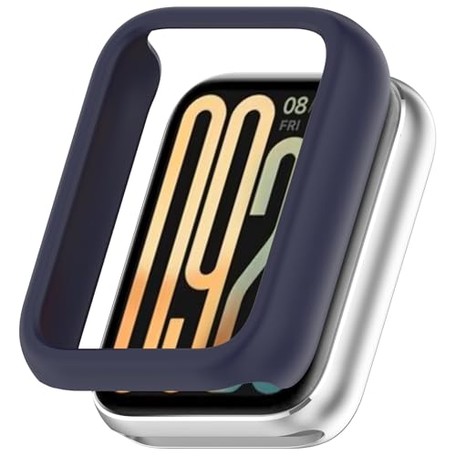 FINON for �V���I�~ Xiaomi Smart Band 9 Pro �p �P�[�X �o���p�[�P�[�X �y�� �ȈՒE�� �V���v�� �ȈՃp�b�P�[�W (�l�C�r�[)
