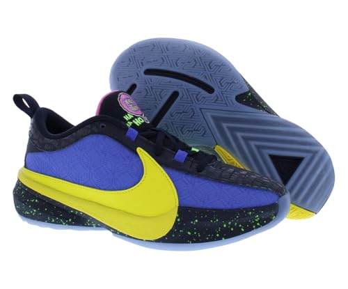 Nike Freak 5 Se Gs Boys Shoes Size 6.5, Color: Blue/Yellow-Blue