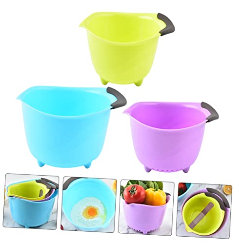 Set de 3 tazones mezcladores Zerodeko para frutas y ensaladas miniatura 2