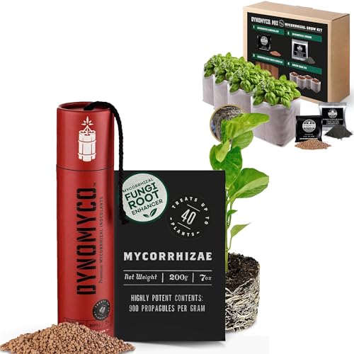 Inoculante Micorrízico Granulado DYNOMYCO 200g + Kit 4-en-1