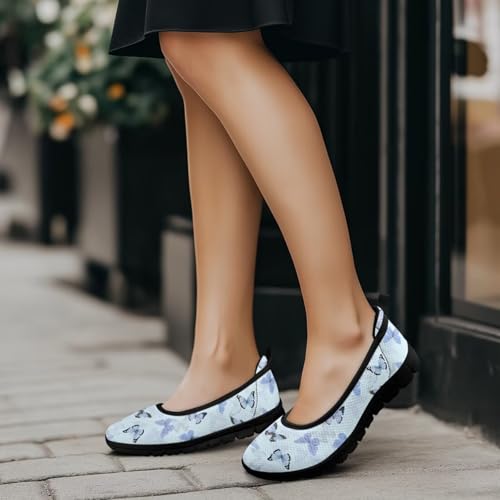 Image of Walking Shoes Women Breathe Mesh Slip On Sneakers Women Comfortable Lightweight