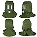 Eyourlife 1Pcs Sand Blasting Hood Mask Helmet Sandblaster Shawl Cap Anti Wind/Sandblaster Tools Dust Protective Face Mask, Canvas (Green)