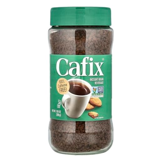 Cafix Coffee Substitute Crystals Jar 7.05 Ounces