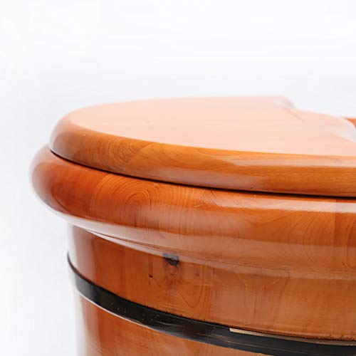 Spa de pies de madera Katzowen bañera de pies 36 cm miniatura 7