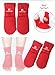 Jjoias Taekwondo Boxing Foot Protector Gear, Martial Arts Training Sparring Instep Guards Muay Thai Kung Fu Tae Kwon Do TKD Feet Gear Support for Men Women Kids (Red,Medium)