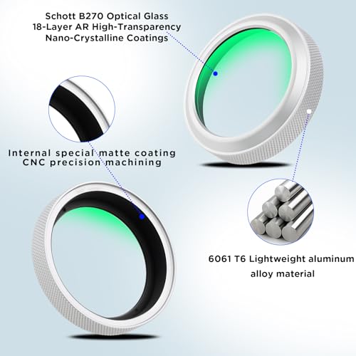 Haoge Cameralens Beschermingsfilter voor Fujifilm X100VI Fuji X100V Camera Accessoire Multi Waterdicht Nano Gecoat HD Optisch Glas met Geïntegreerde Adapter Ring Zilver LUV-XVIS - Afbeelding 6