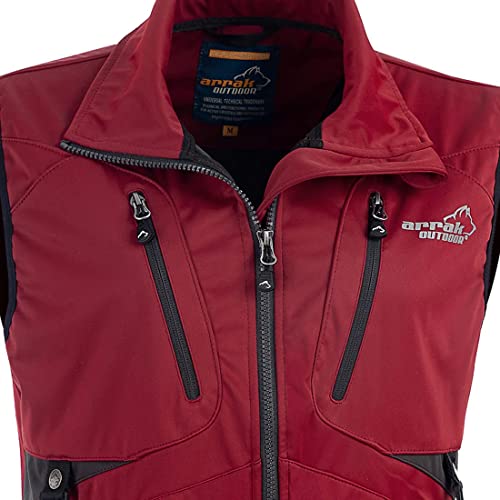 ARRAK OUTDOOR Lady Softshell Vest with 7 Pockets, Water Resistant Dog Handler Training Vest3
