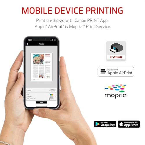 Image of Canon MAXIFY GX3020 MegaTank MFP Color Printer for Home Office, Small Business, Reports, Labels and Efficient Wireless Printing (5777C002) + Printer Cable + Cleaning Kit + More (9pc Bundle)