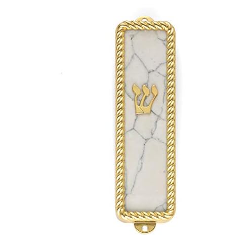 Reed & Barton Roseland Mezuzah Cover, nickel plated, Metallic, 0.3 LB Cover