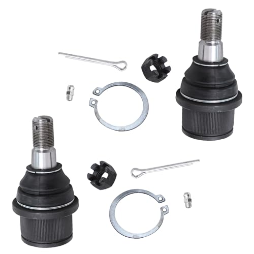 Image of Detroit Axle - RWD Front End Control Arms Kit for 03-06 Dodge Ram 2500 3500, 2 Upper Control Arms w /Ball Joint 2 Tie Rods 2 Sway Bars 2 Lower Ball Joints 2003 2004 2005 2006 Replacement - 8pc Set