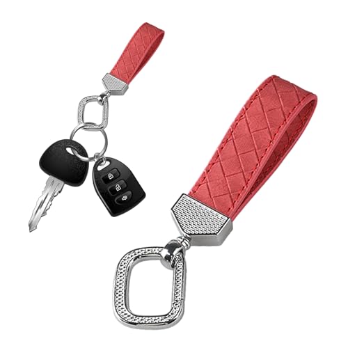 Porta-chaves para chaves de carro | Porta-chaves de carro em couro verificado | Porta-chaves de carr