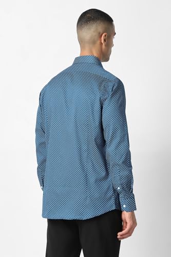 Image of Van Heusen Formal Shirt for Men | Cotton | Print | Slim Fit | Full Sleeves