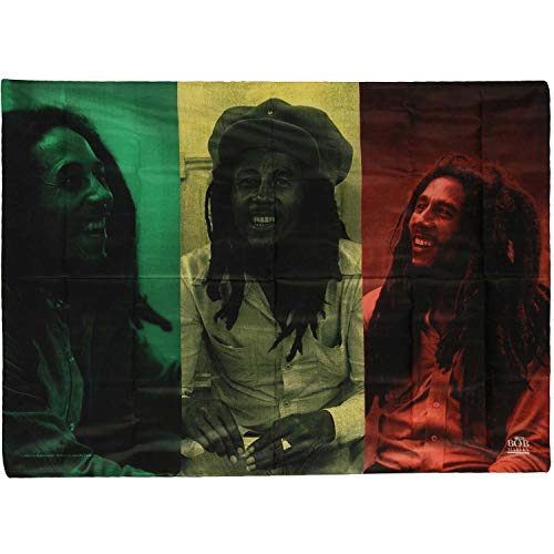 LPGI Bob Marley Rasta Collage Fabric Poster, 30 by 40-Inch LPGI Bob Marley Rasta Collage Fabric Poster, 30 by 40-Inch