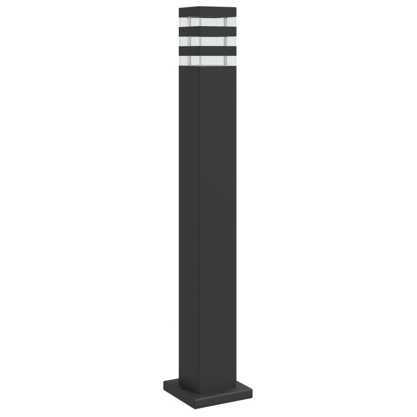 LAPOOH Lampada da Terra per Esterni Nera 80 cm in Alluminio,Lampade da Terra,Lampada da Terra Moderna,Lampade da Terra per Soggiorno-4006395