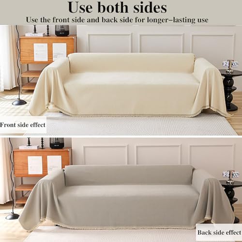 Sofadecke pour chat lavable 180x260cm couvre canapé d angle L et droit - 6