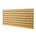 SSWBasics 4 ft x 2 ft Horizontal Maple Slatwall Easy Organizer Panels (24