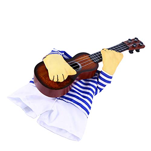 Disfraz guitarra para perros XL mascota para fiestas y cosplay miniatura 5
