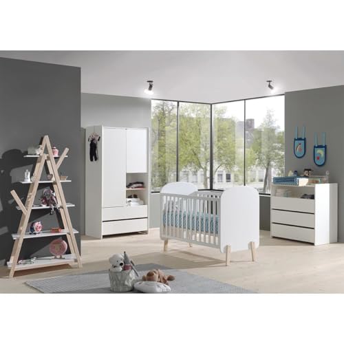 Paris Prix Chambre Complète Bébé 5P Kiddy II Blanc