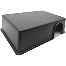 Leoterra Snake Hides for Ball Pythons X-Large Ball Python Hides 16.5"x10.6"x4.3"XL Plastic Material Durable and Easy to Clean 4pcs