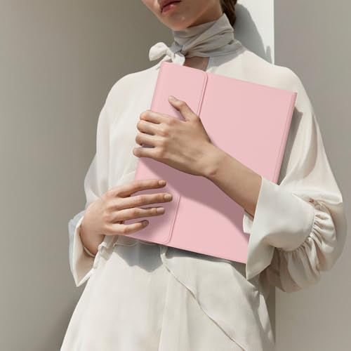Eisuiyi Keyboard Case for iPad Pro 11" (M4) 2024/(M5) 2025, Detachable Touchpad BT Keyboard, Magentic Protective Cover with Pencil Holder, Full Protection, Pink by Eisuiyi - Image 7