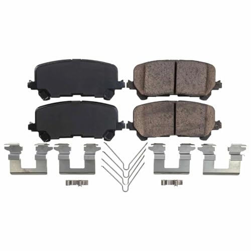 Image of PowerStop Rear Brake Pads for Acura MDX 2014-16 |Honda Passport 2019-25 |Pilot 2016-22 |Ridgeline 2017-25 - Z17 Ceramic Brake Pads with Installation Hardware, 17-1724