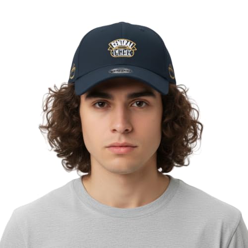 Gorra snapback Central Perk Friends unisex en color azul marino ajustable