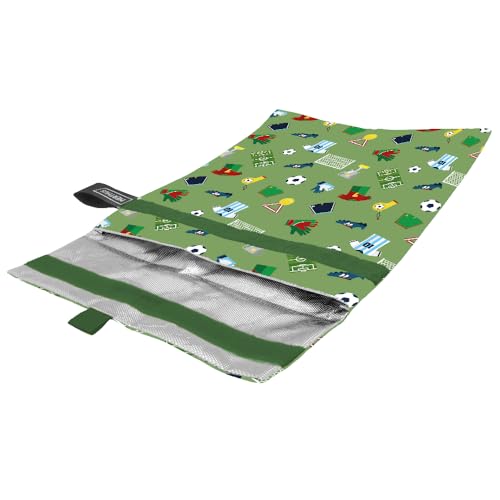 NERTHUS FIH 1346 Reusable Insulated Lunch Snack Sandwich Sandwich Bag, Football, 0.5 cm x 24.5 cm x 29.5 cm - Image 2