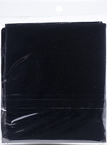 Image of 14 Count Aida Fabric Pre-Cut for Counted Cross Stitch - Black