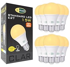 CLAR - Lampadine LED E27 Luce Calda, Lampadina LED E27 3000K (Pack 10)