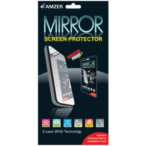 Amzer Mirror Screen Protector with Cleaning Cloth for Verizon Samsung Omnia 2 i8000