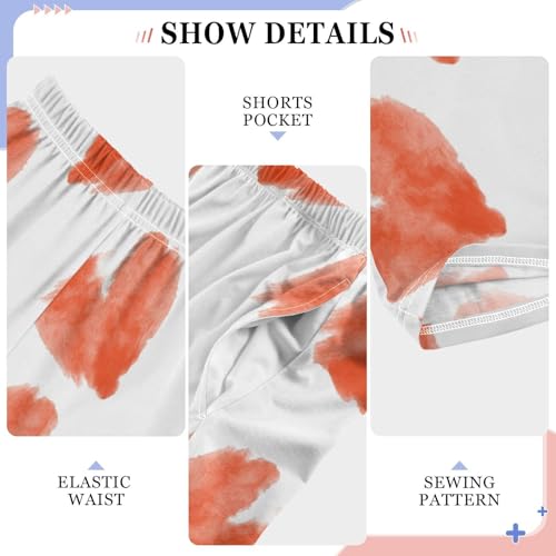 Love Valentine Boys Pants Boys Athletic Pants Long Pant for Boywith Pockets Wide-Leg Size 6-14Y4