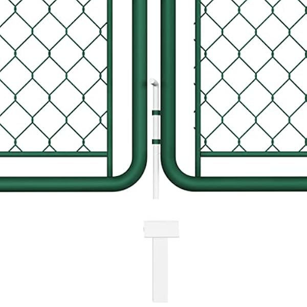 TOYOCC Meubelset Tuinpoort Staal 125x395 cm Groen