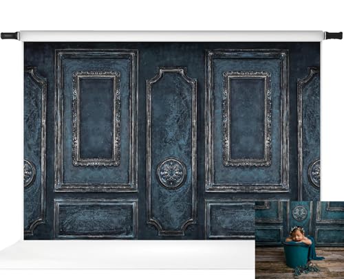 Toile de fond classique rétro bleue Kate accessoire studio photo portrait 3x2m