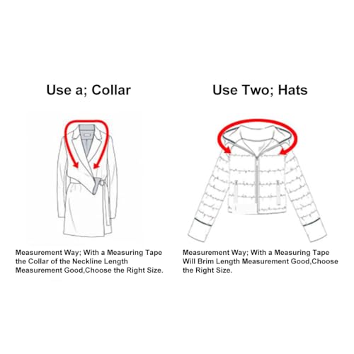 ECYC Faux Fur Collar Scarf, Detachable Collar Shawl Winter Neck Warmer Faux Fur Hood Trim Replacement for Coat Sweater Jacket3