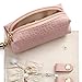 WUDUOA Jewelry Bag Cosmetic Clutch, Portable Fashion Jewelry Storage Bag for Rings, Necklaces, Earrings, Gift for Girls