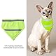 Hund Bandanas Reflektierende Sicherheit Hund Schal Dreieck Streifen Haustier Hundehalsband Personalisierte Neon Farbe Sichtbarkeit Produkte Halstuch(M Fluorescent Yellow)