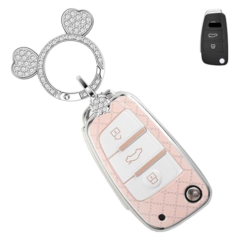 [LETINGFAR] �L�[�P�[�X �A�E�f�B ��p �X�}�[�g�L�[�P�[�X �V�^ A1 A3 A6 Q2 Q3 Q7 �L�[�J�o�[ �_�炩�� TPU �S�ʕی� �L�[�V�F�� TT TTS R8 S3 S6 RS3 ���ɓK�p �L�[�z���_�[ (�s���N/D�^�C�v)