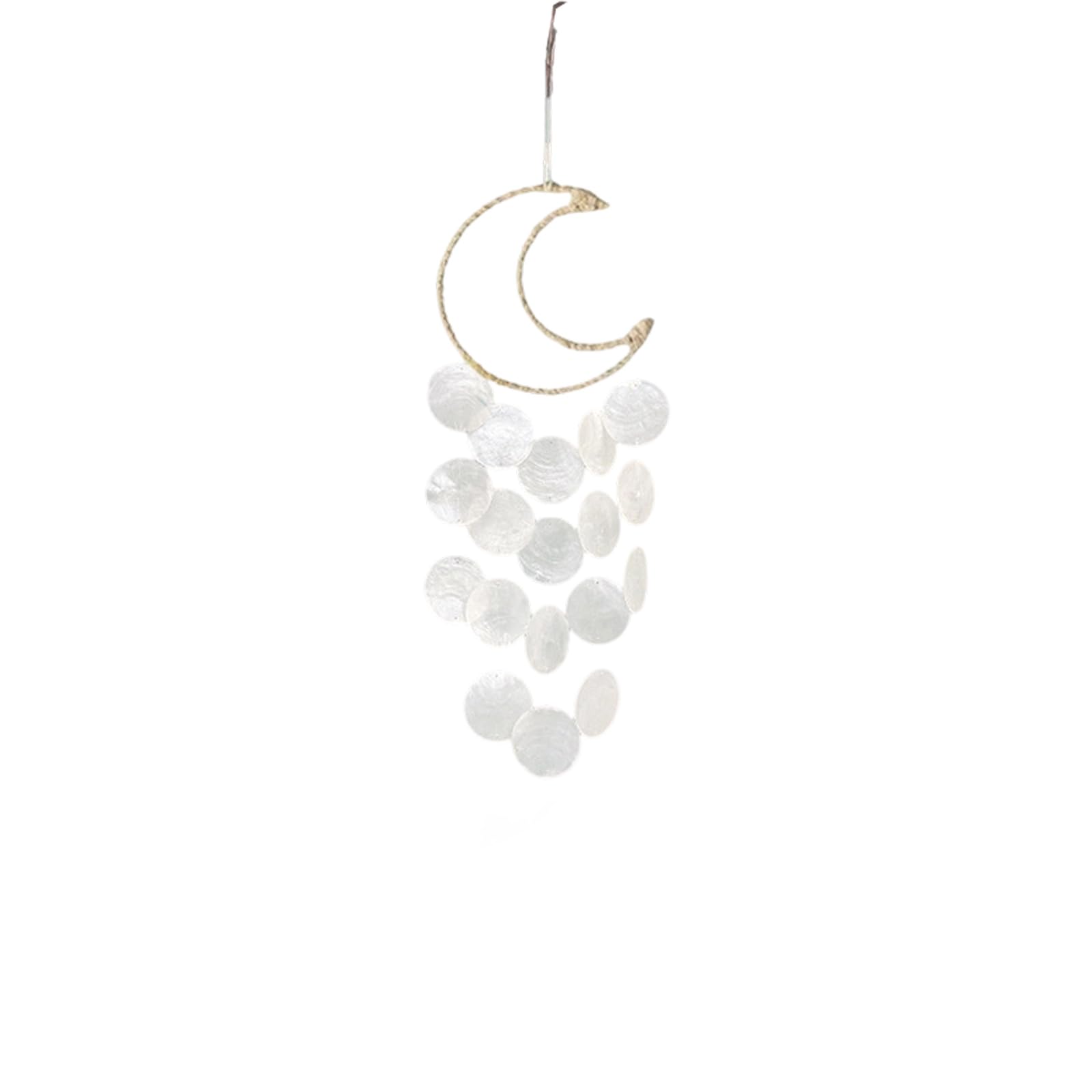 Ekoama Wind Chimes for Outside,Clear Tone Sea Shell Wind Chimes Outdoor, Sea Shell Windchime for Porch