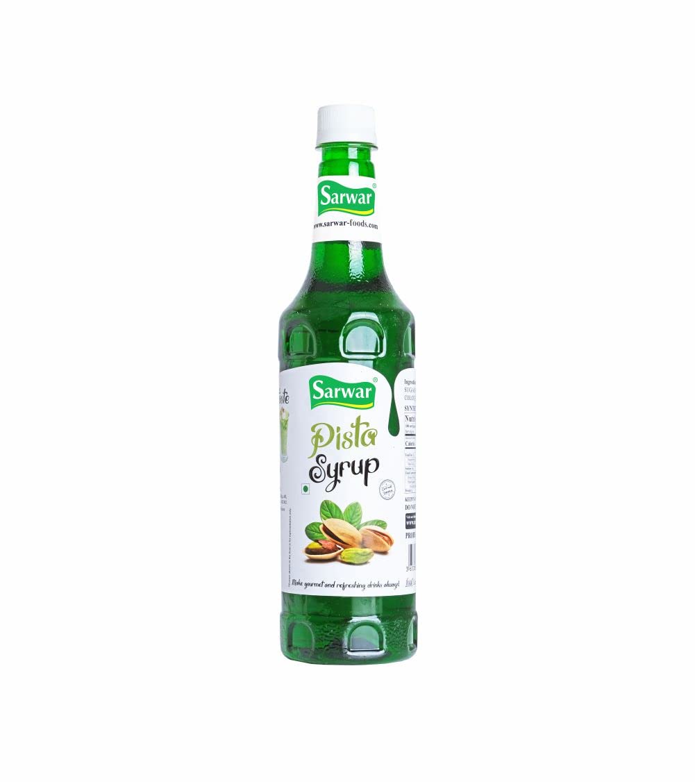 Sarwar Pista Syrup 750 ML Bottle Suitable for Cocktails, Mocktail, Drinks, Juices, Beverages,Milk Shake and Ice Cream Making (B0B39F9JSF) Amazon Price History, Amazon Price Tracker